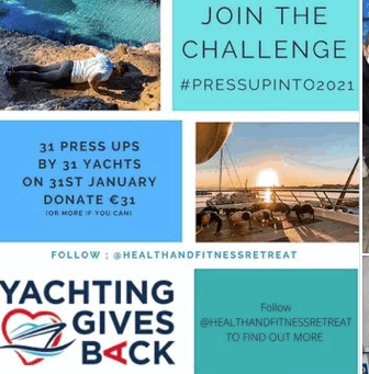 Poster for PressUp Challenge in January 2021