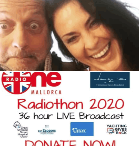 Poster for Radio One Mallorca Radiothon 2020