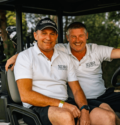 Piles of donations inside a church